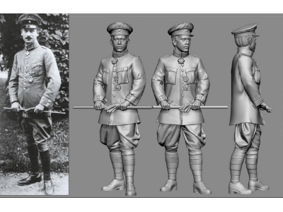 German Wwi Ace Wilhelm Frankl (3d-printed) - image 1
