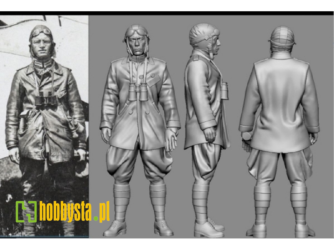 German Wwi Ace Kurt Wintgens (3d-printed) - image 1