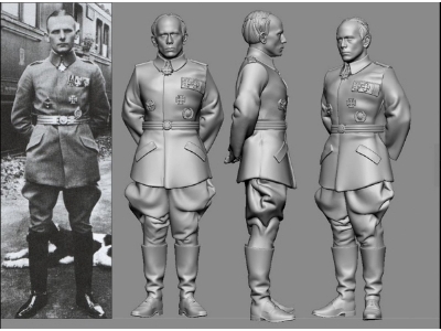 German Wwi Ace Otto Parschau (3d-printed) - image 1