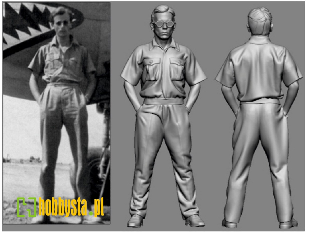 British Raf Wwii Ace Neville Duke (3d-printed) - image 1