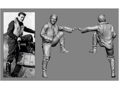 British Raf Wwii Ace Brendan Paddy Finucane (3d-printed) - image 1