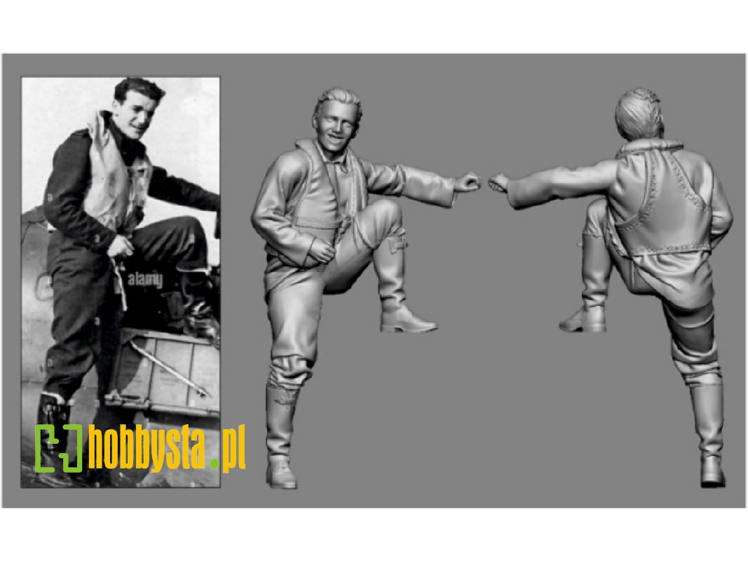 British Raf Wwii Ace Brendan Paddy Finucane (3d-printed) - image 1