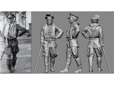 German Luftwaffe Wwii Ace In France Egon Mayer (3d-printed) - image 1