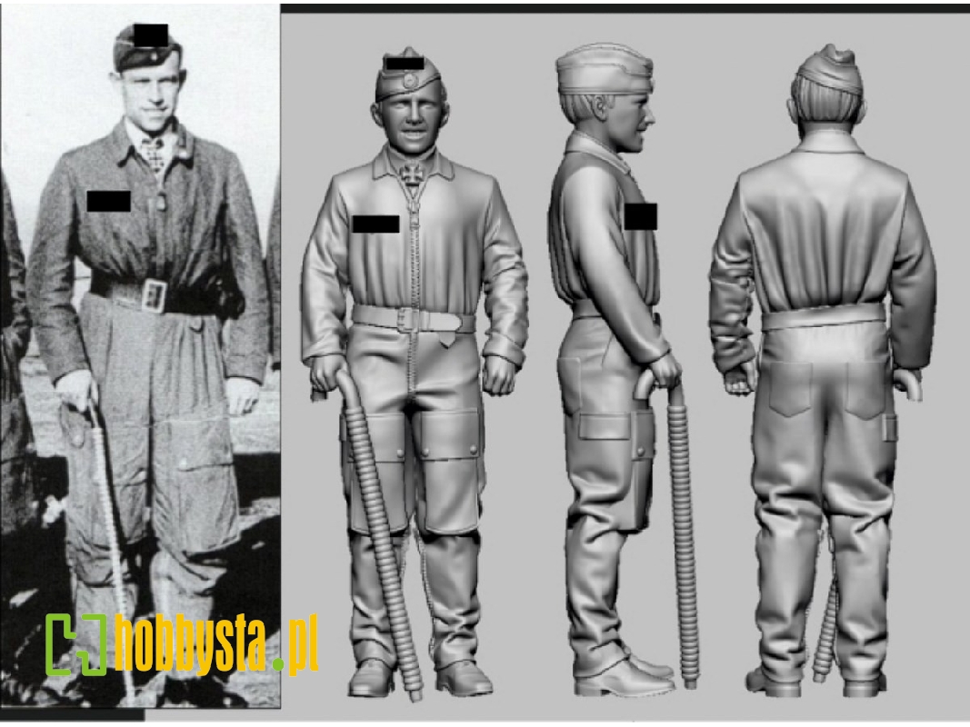 German Luftwaffe Wwii Ace Jg 5 (Eismeer) - Heinrich Ehrler (3d-printed) - image 1