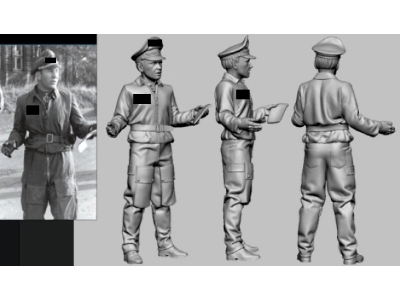 German Luftwaffe Wwii Ace Jg 5 (Eismeer) - Theodor Weissenberger (3d-printed) - image 1