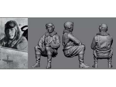 Japanese Wwii Army Ace Teruhiko Kobayashi - image 1