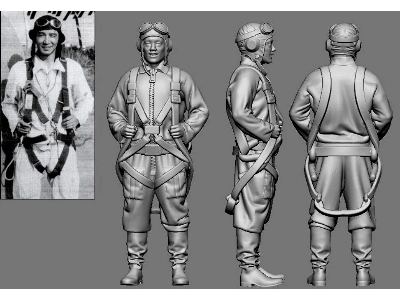 Japanese Wwii Army Ace Yukiyoshi Wakamatsu - image 1