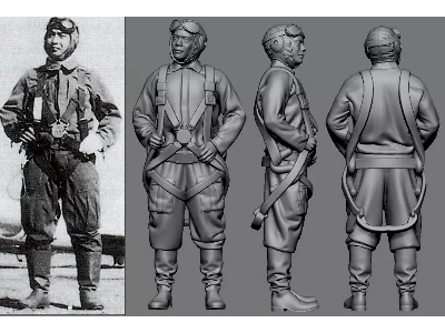 Japanese Wwii Army Ace Satoshi Anabuki - image 1