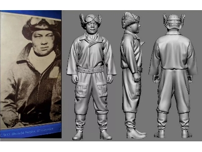 Japanese Wwii Navy Ace Shoichi Sugita - image 1