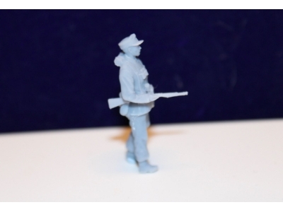 Waffen Ss Grenadier With Peaked Cap And K 98 - image 1
