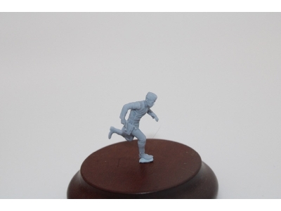 German Wwii Officer Running With Pistol - image 2