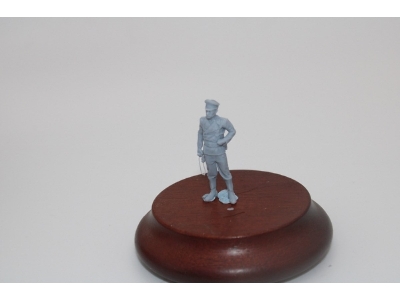 German Wwii Officer Standing With Binocoular - image 1