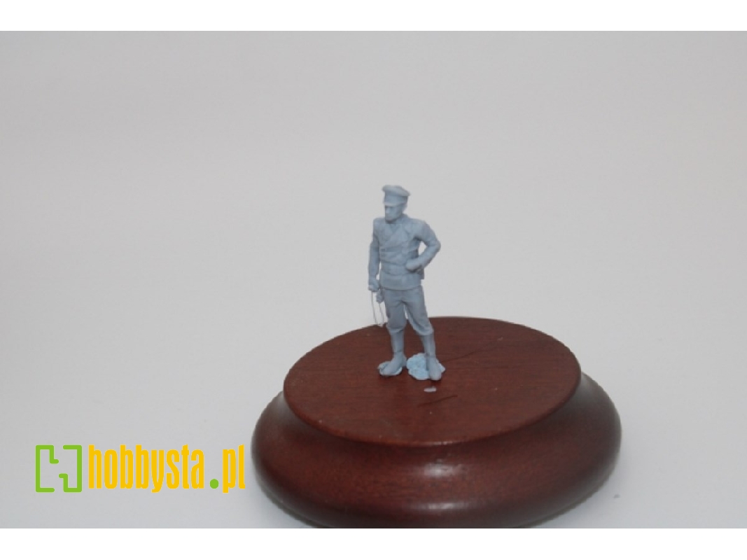 German Wwii Officer Standing With Binocoular - image 1
