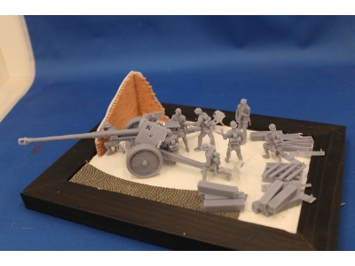 Complete Crew For 8,8 Cm Pak 43 (9 Soldiers) - image 3