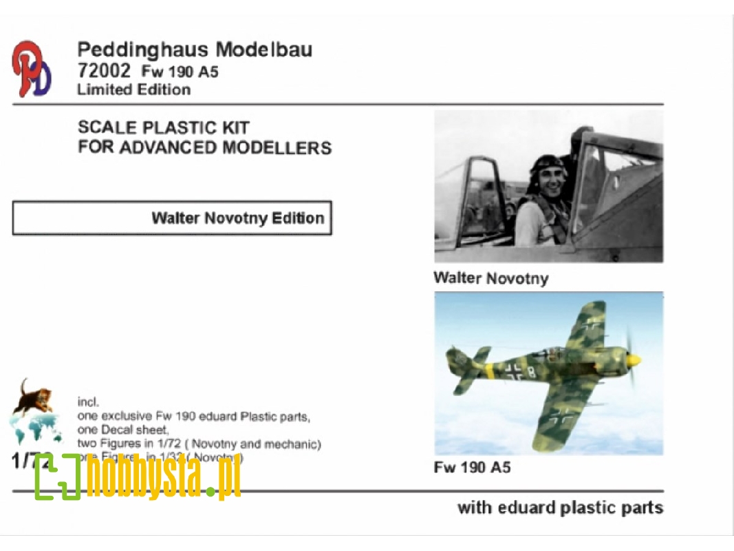 Foce Wulf Fw-190 A-5 - Oberstlt. Walter Novotny - image 1