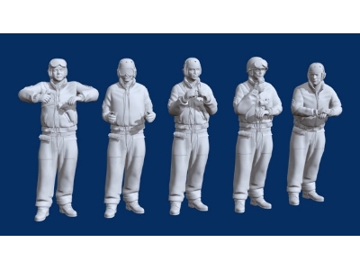Us Wwii Tank Crew (5 Figures) - image 1