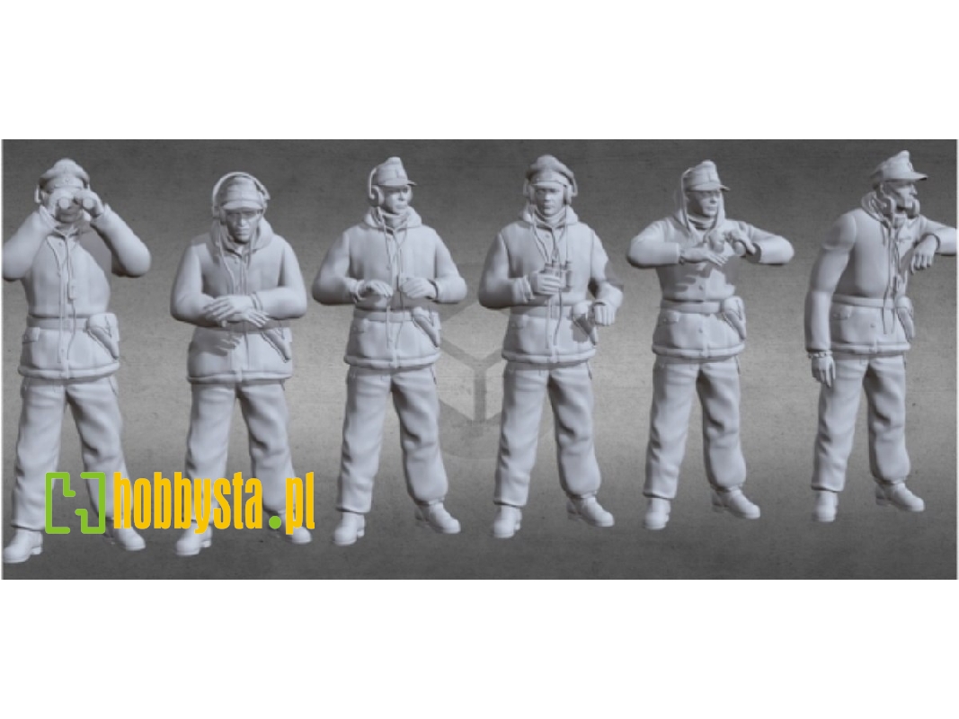 German Wwii Tankers In Witerdress (6 Figures) - image 1