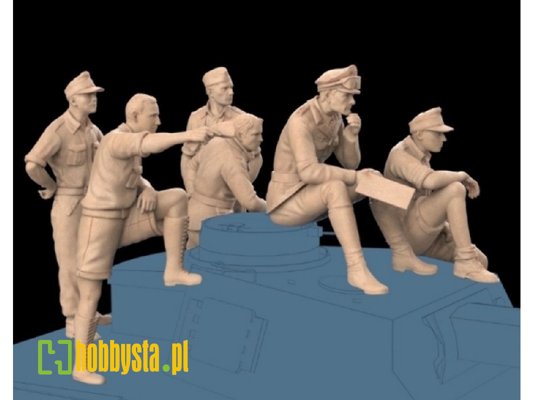 Rommel And Staff (5 Figures) - image 1