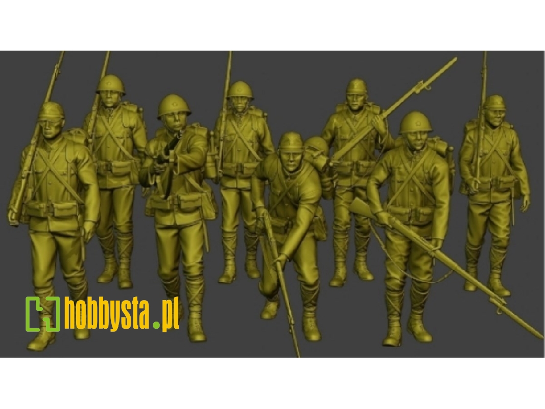 Japanese Soldiers No. 1 Standing (8 Figures) - image 1