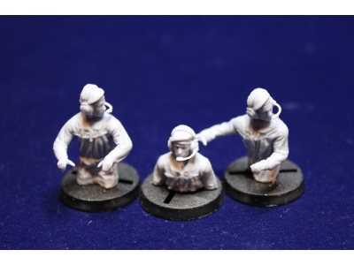 Early German Bundeswehr Half Figures For Early Tanks M48 Or Leopard 1 (2 Figures) - image 1