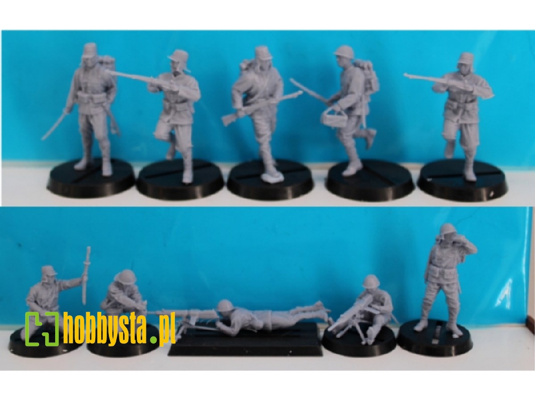 Japanese Infantry No. 4 In Attack (10 Figures) - image 1