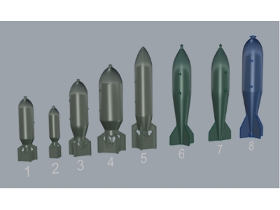 German Aircraft Bomb Set - image 1