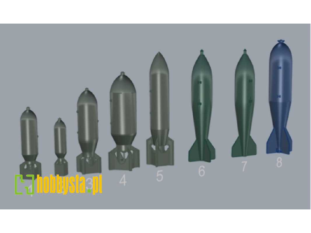 German Aircraft Bomb Set - image 1