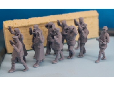 9 German Prisoners With Russian Guard - image 1