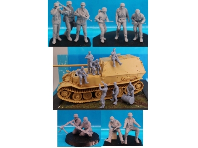17 German Soldiers, Grenadiers, Tankers And Others - image 1