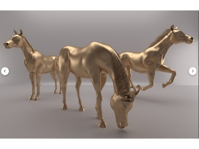 3 Horses Without Harness - image 1