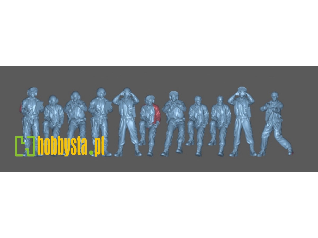 Us Tank Crew 11 Figures - image 1