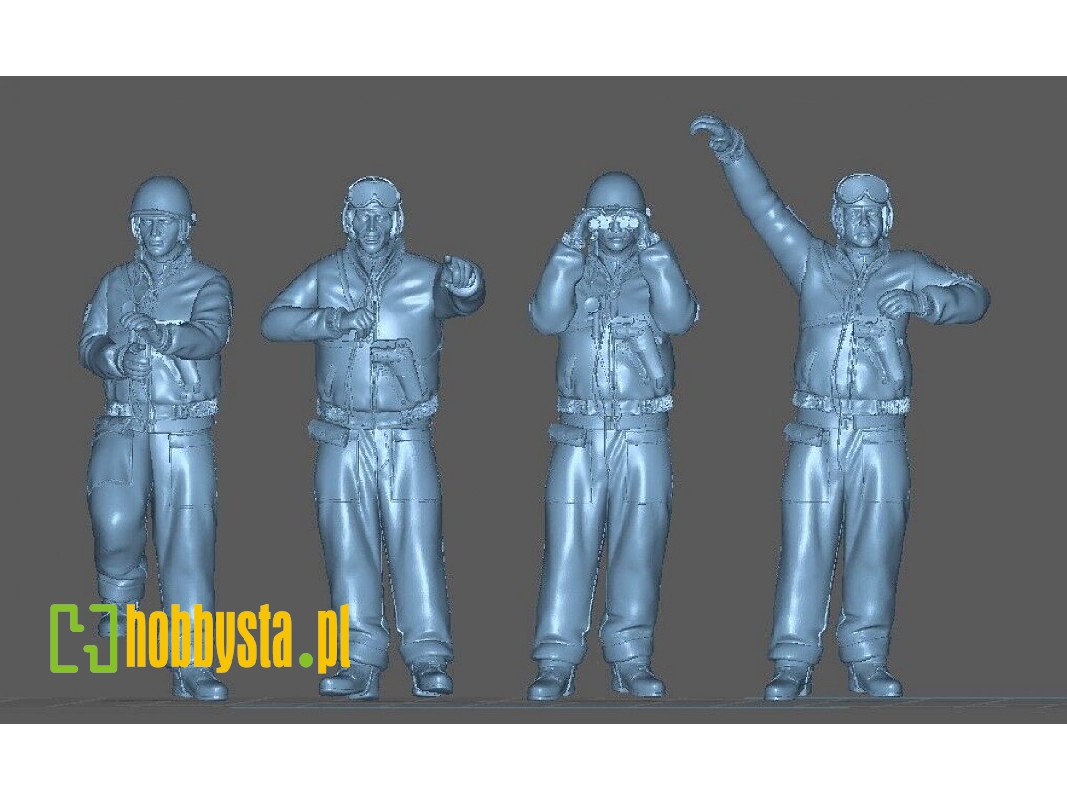 Us Tank Crew - 4 Figures - image 1