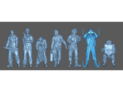 Us Tank Crew - 7 Figures - image 1
