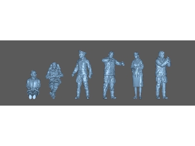 5 Luftwaffe Pilots And Luftwaffe Assistant - image 1
