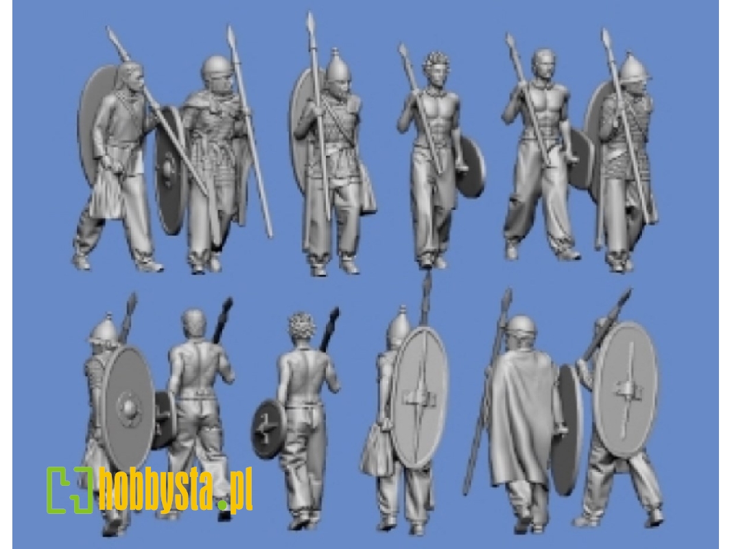 6 Celtic Warriors Walking - image 1