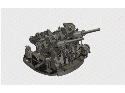 76mm Twin Gun German Bundesmarine Fletcher Class - image 1