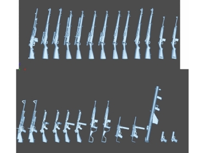 Us Wwii Infantry Weapon Set - image 1