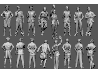 British And Bob Early Wwii And Battle Of Britain Aces - Mckellar, Bader, Lock, Carey, Unwin, Lacey, Doe And Tuck - image 1