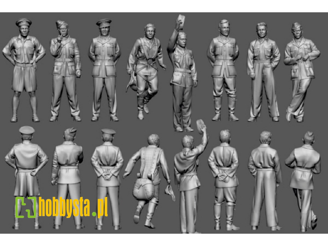British And Bob Early Wwii And Battle Of Britain Aces - Mckellar, Bader, Lock, Carey, Unwin, Lacey, Doe And Tuck - image 1