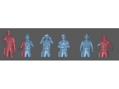 British Armoured Vehicles / Tanks Crew (Half-figures) - image 1