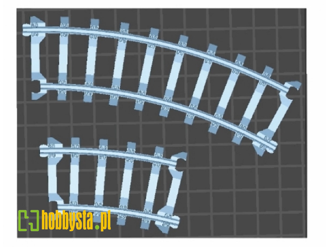 Railway Tracks (Bent / 3d-printed) - image 1