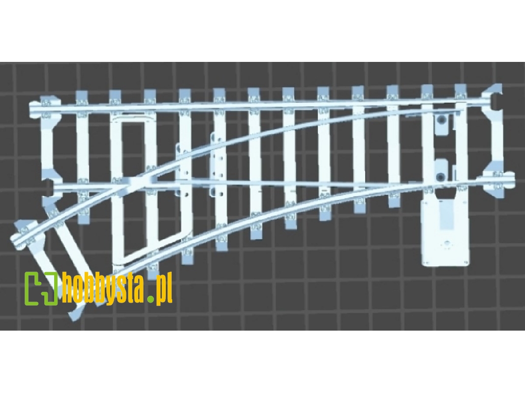 Railway Switch (Left / 3d-printed) - image 1