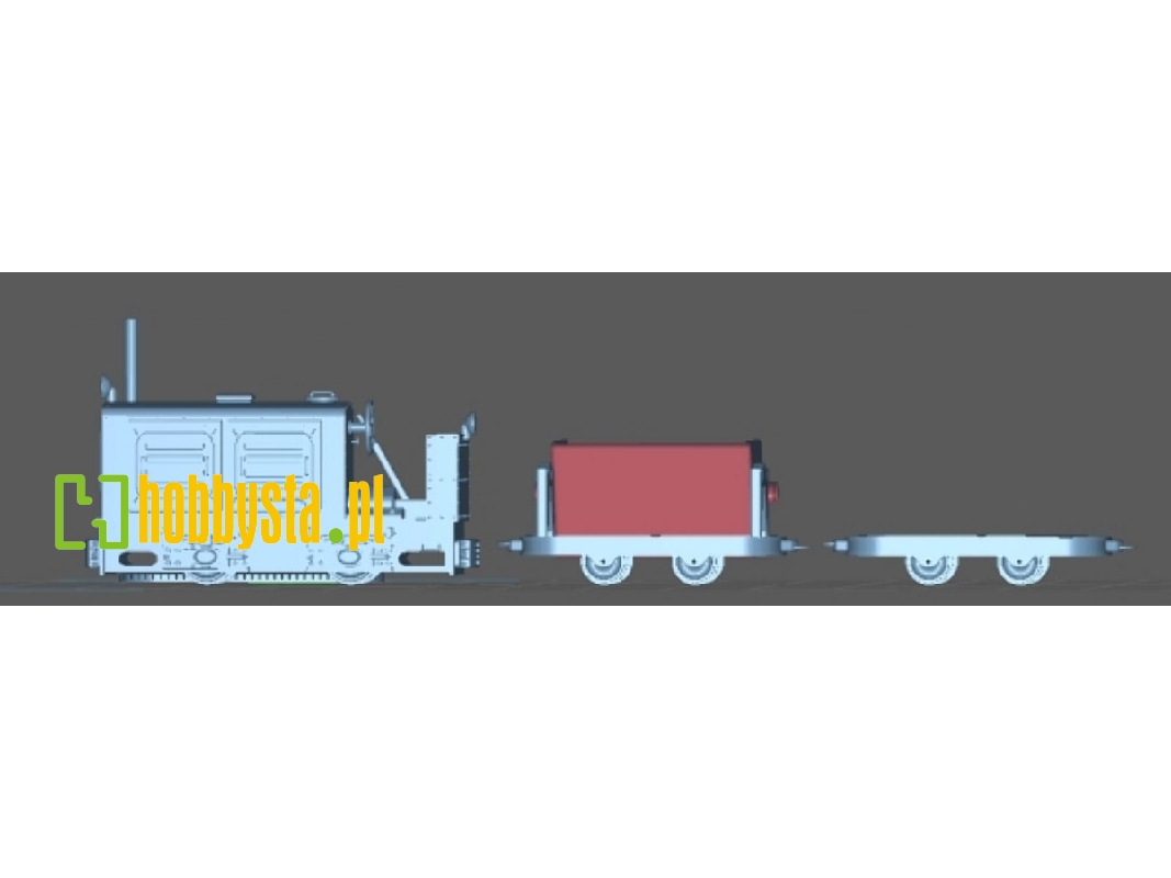 Light Railway (Narrow Gauge) Hf 50 B And 1 Tilting Pipe (3d-printed) - image 1