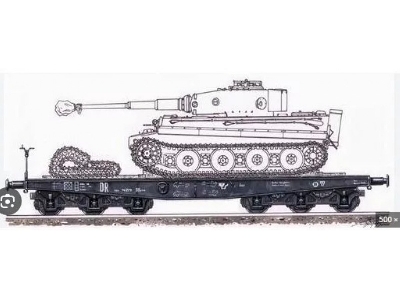 80 Ton Reichsbahn Flat Wagon - image 1