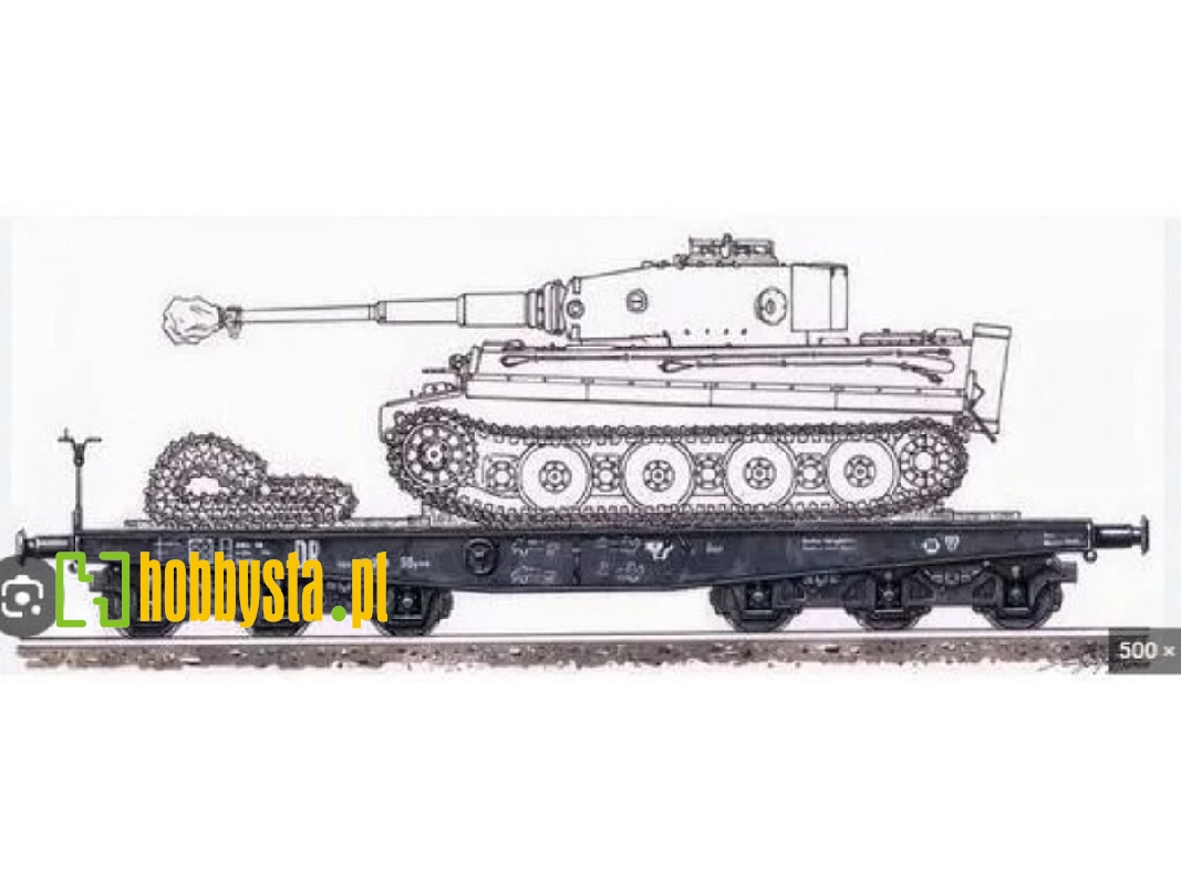 80 Ton Reichsbahn Flat Wagon - image 1