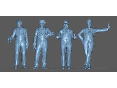 4 Man Crew For Henschel Locomotive - image 1