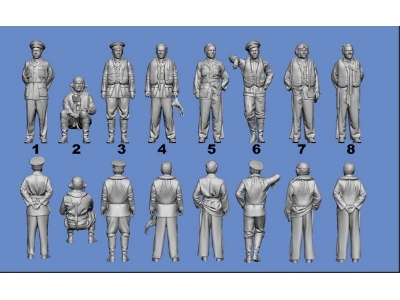 Polish, Czech & Slovak Ww Ii Aces Of The Raf - Kuttelwascher / Frantisek And Horbaczewski (3d-printed) - image 1