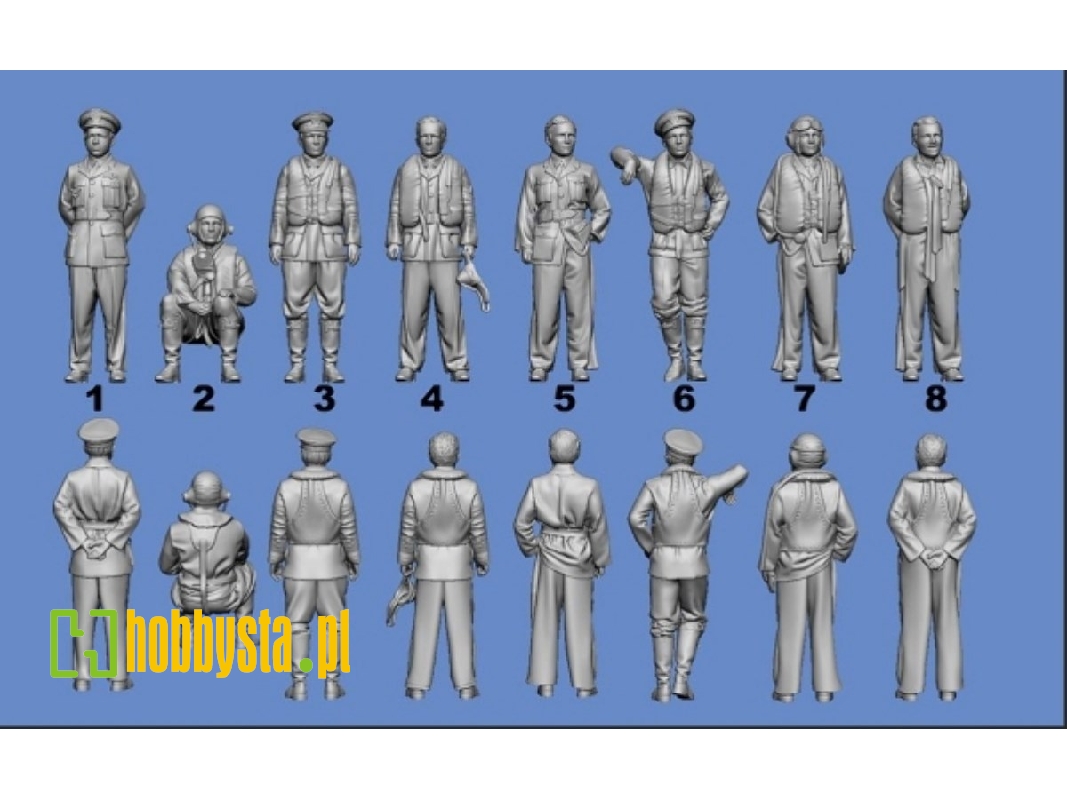 Polish, Czech & Slovak Ww Ii Aces Of The Raf - Kuttelwascher / Frantisek And Horbaczewski (3d-printed) - image 1