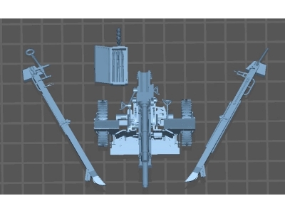 Us M1 A1 Howitzer - Towed Version (3d-printed) - image 1