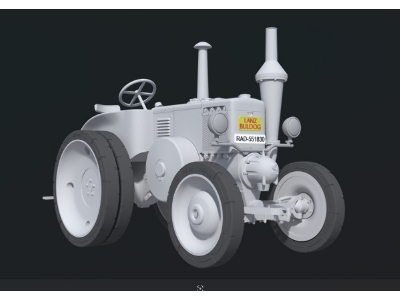 Lanz Buldog Tractor (1939 / 3d-printed) - image 1